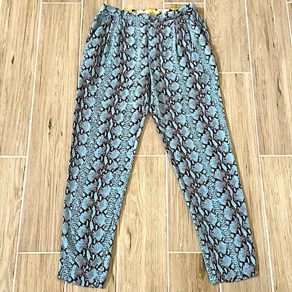 RACHEL Rachel Roy 💙 Snake Print Pants Size 4